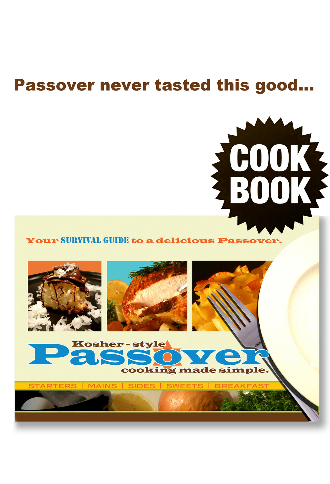 Kosher-style Passover Cooking Made Simple - Cookbook cover